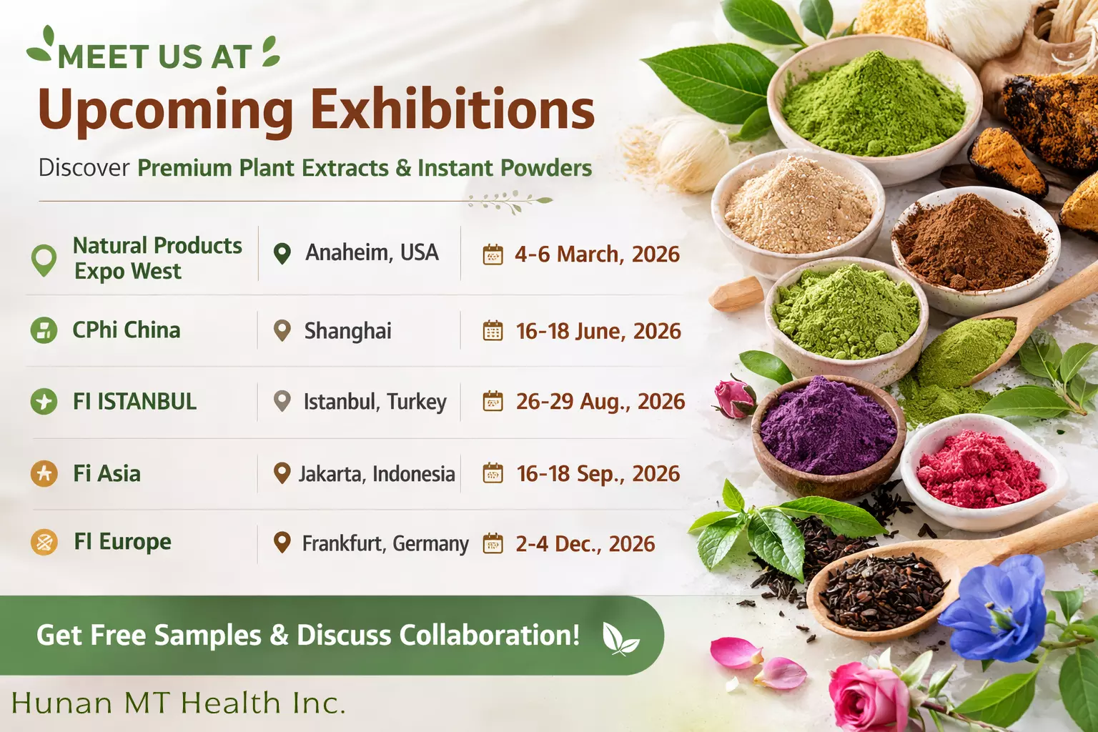Upcoming Exhibitions in 2026: Meet Us at the Leading Global Events插图 Upcoming Exhibitions in 2026: Meet Us at the Leading Global Events插图