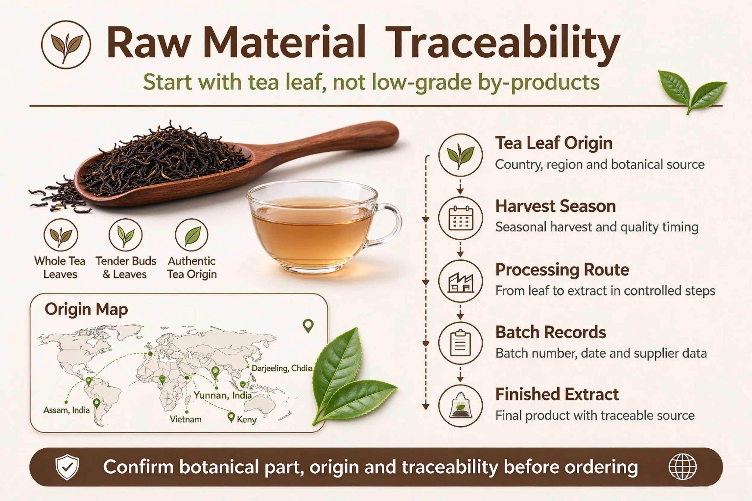 Bulk Instant Tea Powder Purchasing Tips: Avoid Low-Quality Raw Material Risks插图 Bulk Instant Tea Powder Purchasing Tips: Avoid Low-Quality Raw Material Risks插图