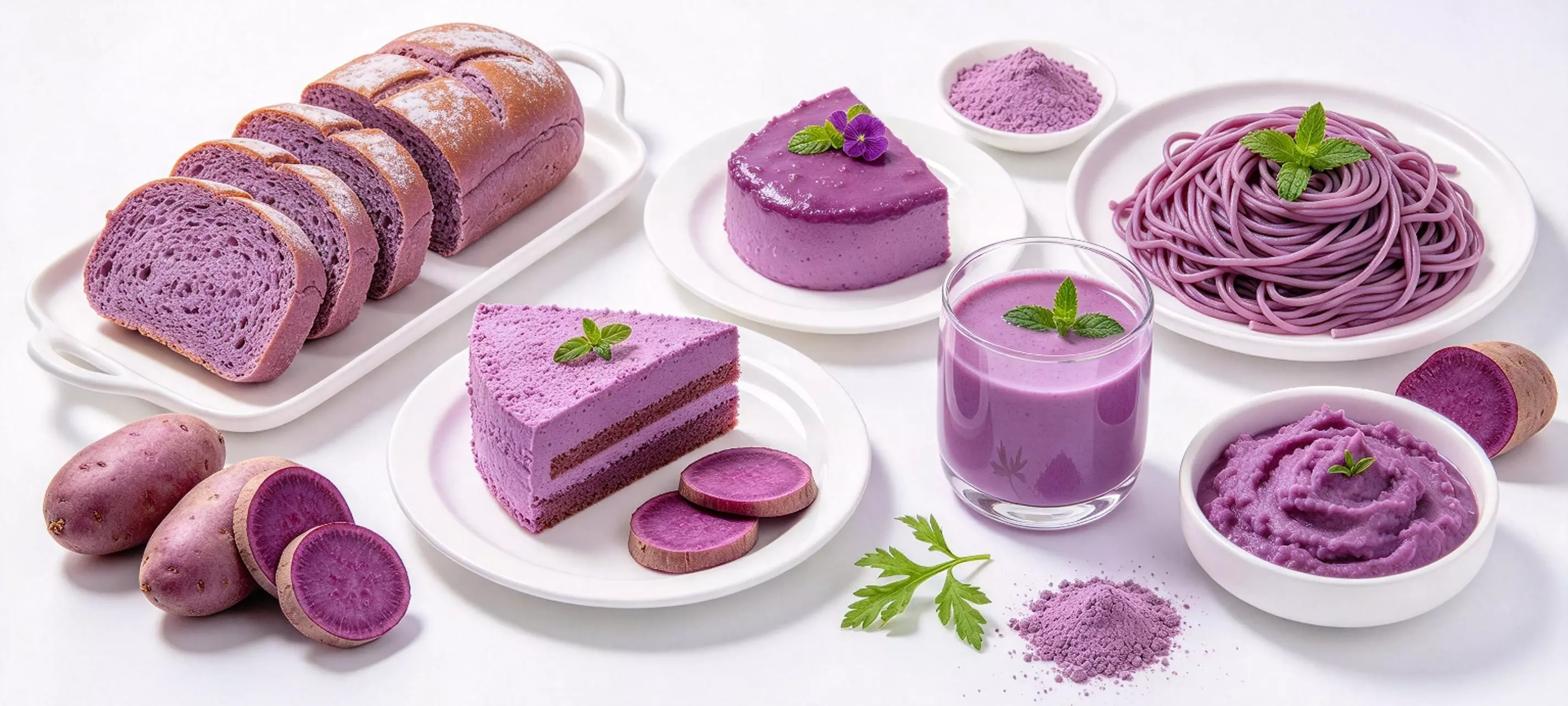 Purple Potato Powder Application