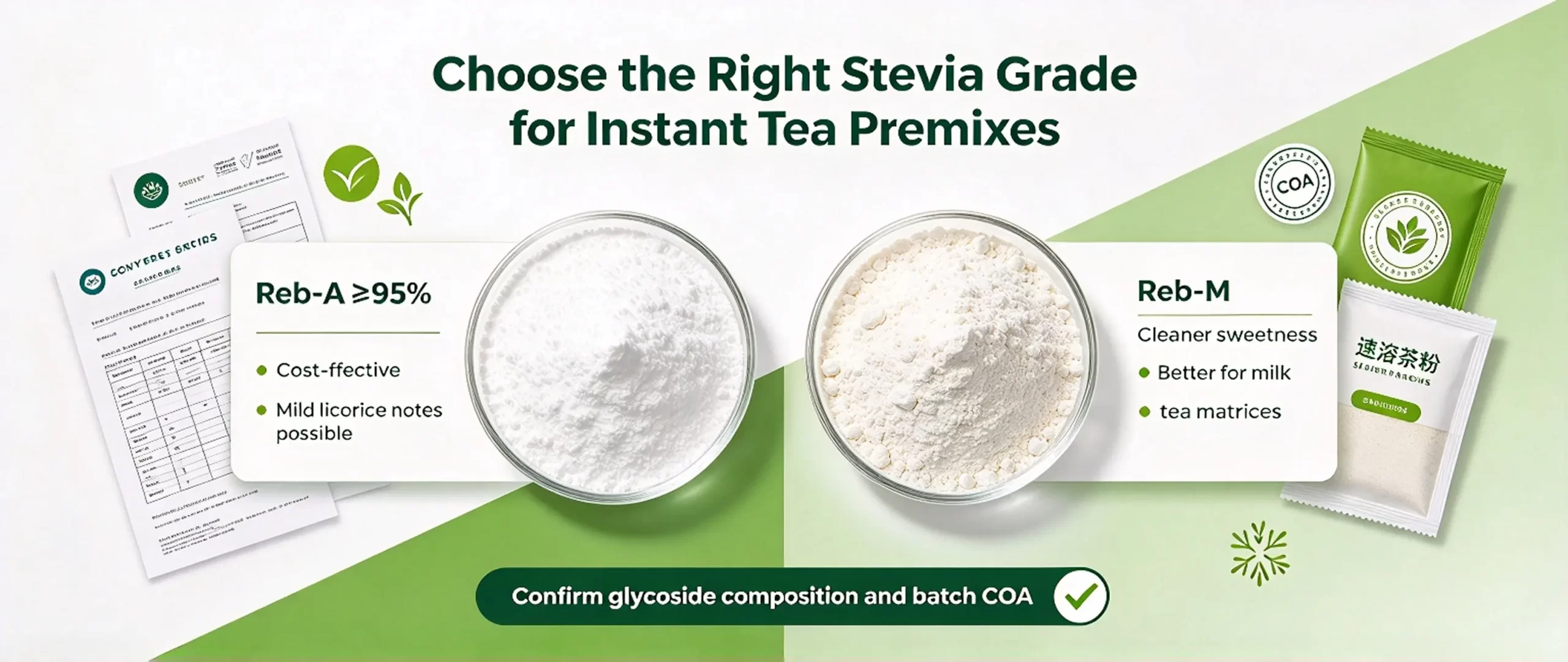 How to Fix Stevia Aftertaste in Instant Tea & Milk‑Tea Powder Formulas插图1 How to Fix Stevia Aftertaste in Instant Tea & Milk‑Tea Powder Formulas插图1