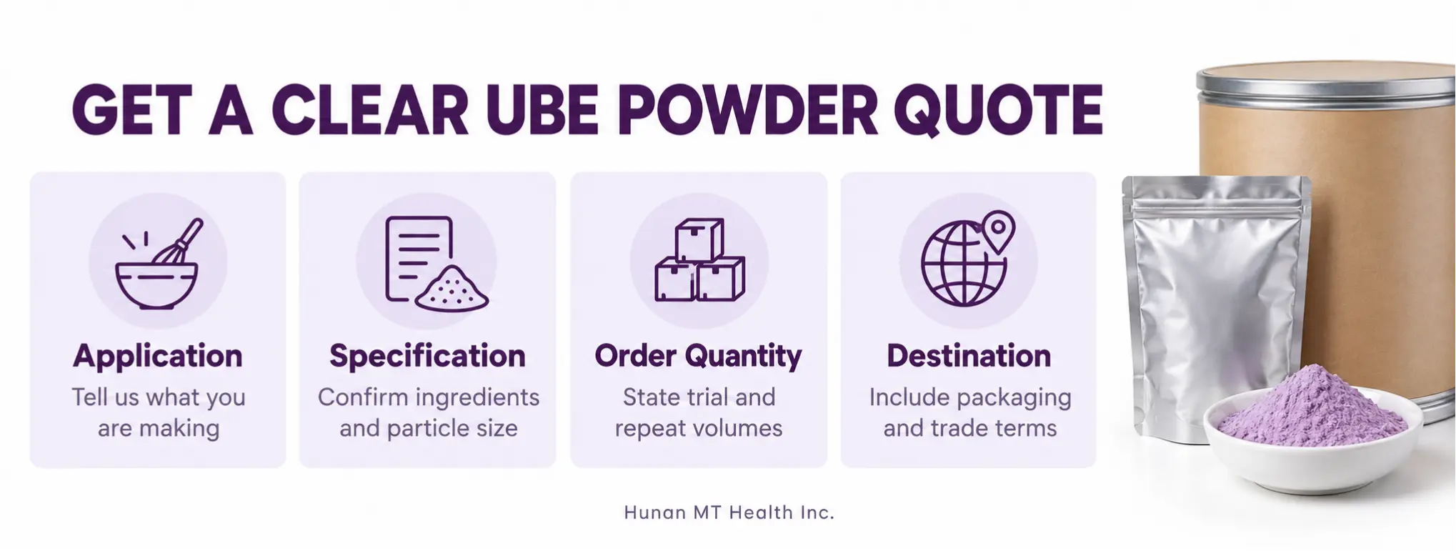 How to Find an Ube Powder Manufacturer in China插图4 How to Find an Ube Powder Manufacturer in China插图4