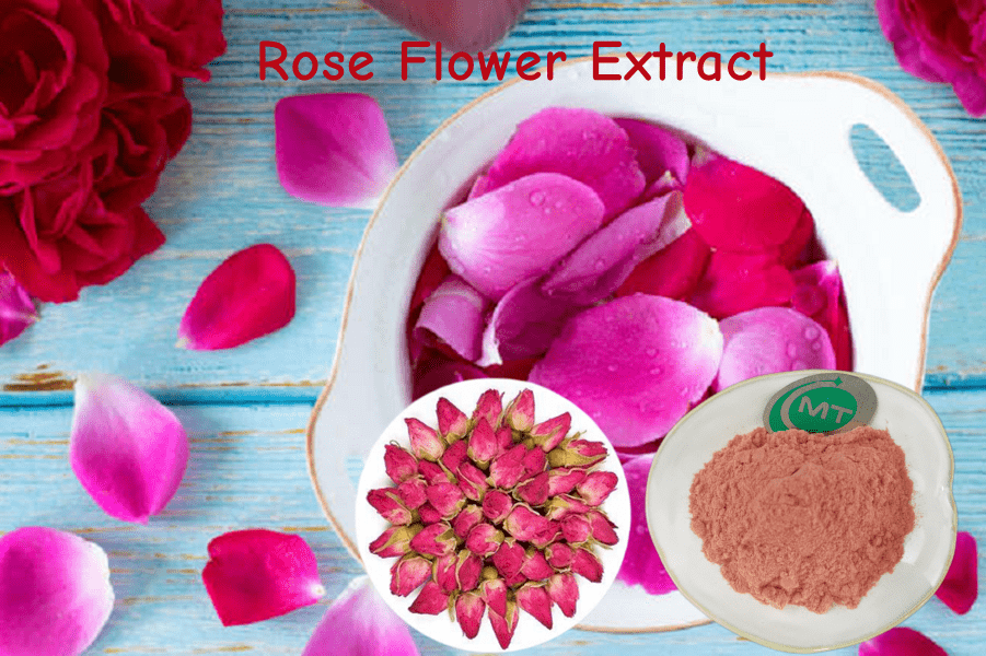 What is rose flower extract used for?