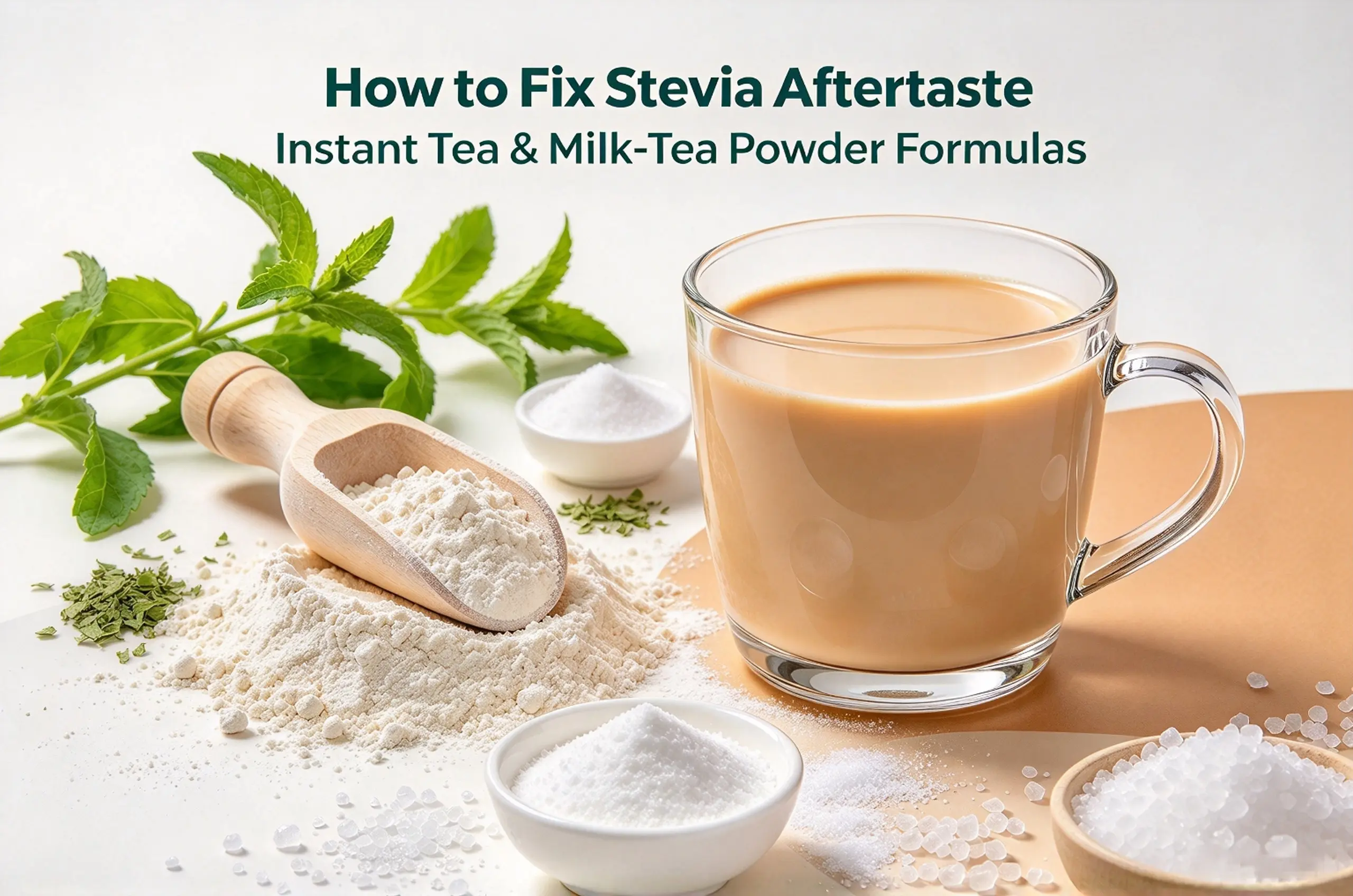 How to Fix Stevia Aftertaste in Instant Tea & Milk‑Tea Powder Formulas