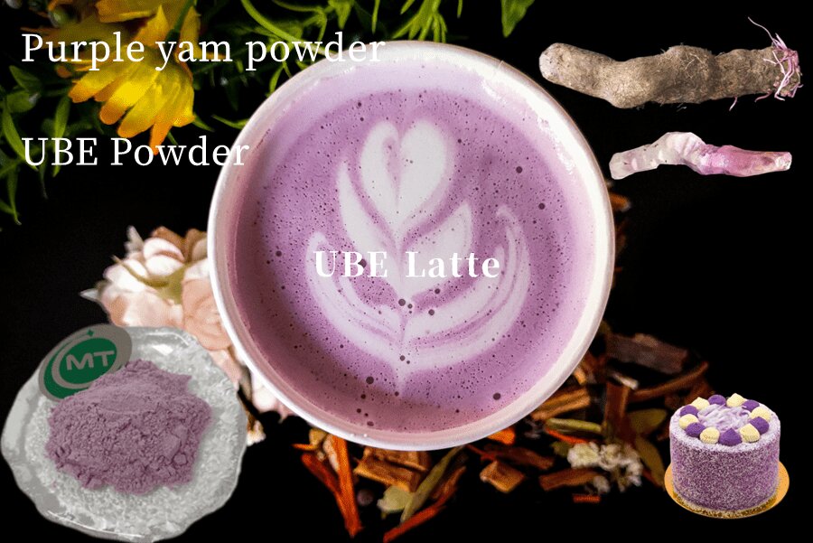 What is purple yam powder used for?